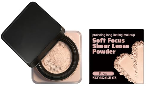 Polvo Fijador De Maquillaje,Control de Brillos Efecto Mate Duradero y Anti Sudor Base de Maquillaje - Polvo Compacto para | para Mujeres, Principiantes y Amantes de la Belleza, Uso Diario y