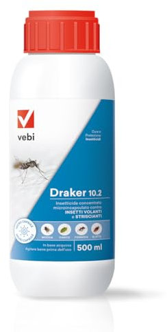 Insetticida Concentrato Contro Insetti Striscianti e Volanti, Azione Tecnologica Microincapsulazione, 100% Made in Italy - CONFEZIONI DISPONIBILI: 100 ml, 250 ml, 500 ml, 1 litro, 5 litri