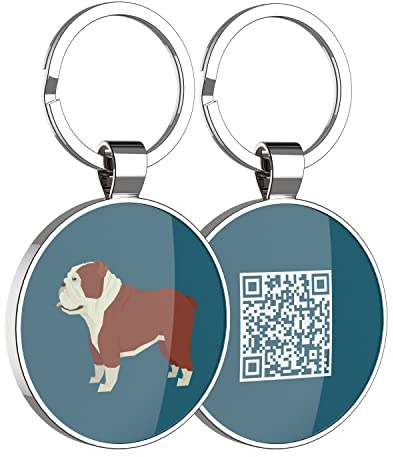 DISONTAG Sällskaps-ID-taggar, personifierade hundetiketter, anpassade hundetiketter, 41 verklighetstrogna mönster, unik informationsvisning | kan ändras