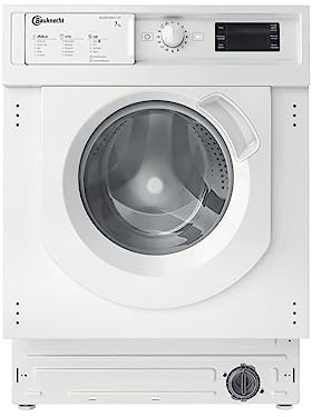 Bauknecht BI WMBG 71483E DE N Einbau-Waschmaschine/ 7kg / Flecken 40°/ Turo-Programm/Energy saver/Woolmark Green/ Kurz30° / Mehrfachwasserschutz+