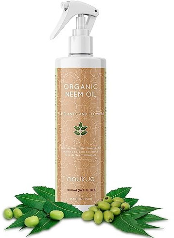 500ml Olio di Neem Biologico Per Piante e Fiori – 100% Naturale – Protezione e Difesa Da Qualsiasi Tipo di Parassita, Insetto e Malattia – Piante da Interni ed Esterni – Spray Pronto All’Uso
