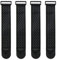 Ataduras Cables Correa Amarre Elástico - Almacenamiento Correas con Hebilla Reutilizables Organizador Flexible de Silicona Antideslizante para Alargaderas Mangueras Equipaje Bicicleta, 4 Piezas