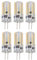 Sxhlseller Lot de 6 Ampoules GY6.35 5 W AC 12 V Blanc Chaud LED Ampoule Halogène 2700 à 3000 K Blanc 6000 à 6500 K 500 Lm pour Lampes Suspendues Plafonniers (Blanc chaud)