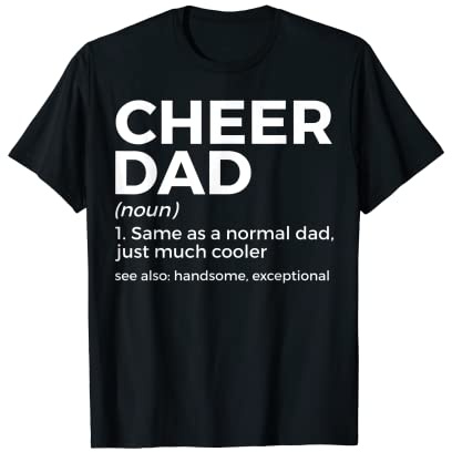 Cheer Dad Definition Cheerleading pour homme T-Shirt