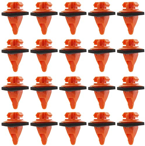 Create idea 50pcs Clips de Garniture de Roue de Moulage Latéral Remplacement 7539735010 7539535070 Compatible avec Toyota Prado Land Cruiser Plaque de Protection de Seuil de Porte Voiture
