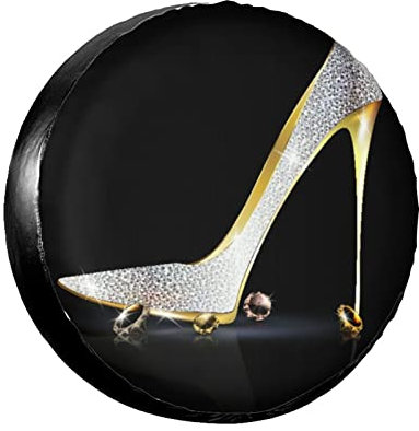 Autoreifen High Heels Glänzende Diamant Sexy Frau Wasserdicht Reifenschutz Sauberen Reifentaschen Für Truck Caravan Auto 17inch