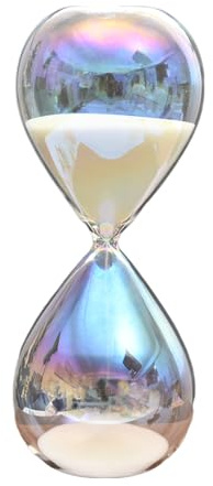 Purzen Sablier Sable minuteries, sablier Sable Horloge inspiré Verre pour la Maison, Bureau, décor de Bureau,30 Minutes