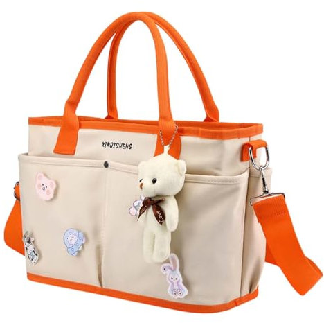 Fruusv Satchel Wickeltasche, Wickeltasche mit großer Öffnung, Trocken- und Nass-Trennbeutel, leichte Wickeltaschen, Aufbewahrungstasche für Kinderzimmer, Tragetasche mit Trocken- und Nasstrennung für