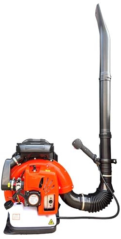 Petrol Leaf Blower 2 Stroke - Powerful 63cc Back Pack Garden Blowers with Turbo Nozzle and Easy Start | Portable Backpack Leaf Blower Petrol with 1.8L Fuel Tank and Cruise Control | eSkde