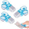 KEQAR 3 Piezas Expulsor de Pastillas, Mini Dispositivo Portátil para Extraer Pastillas con Caja de Almacenamiento, Compacto y Ligero para Viajes, Ayuda para Tomar Medicamentos