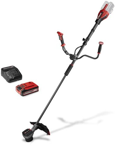 Einhell Professional Akku-Sense GP-BC 36/430 Li BL Power X-Change (36 V, Brushless, 43 cm Schnittbreite, Doppelfaden mit Tippautomatik, 3-Zahn-Messer, inkl. 4 Ah Plus Akku)