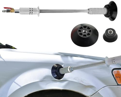 Martello per riparazione ammaccature, strumento di trazione per auto, smorzatore per carrozzeria, kit portatile con martello scorrevole, fissatore per denmer per veicoli, estrattore di ammaccature
