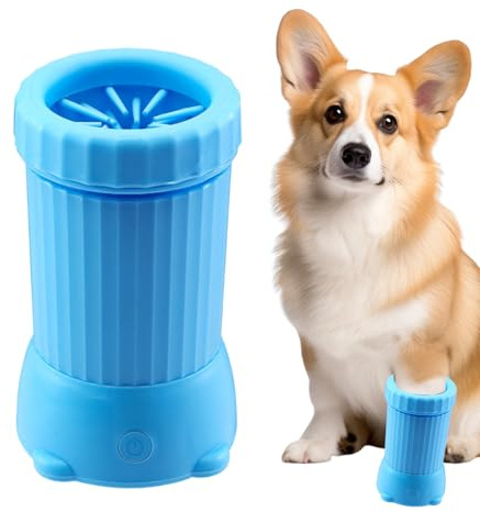 Erconsso Hundepfoten Reiniger,Intelligentes USB-Aufladung Waschvorrichtung,Automatischer Pfotenreiniger Für Hunde - Für Innenbereich Käfig Mittelgroße Große Hunde Katzen