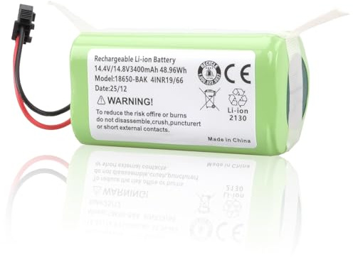 3400mAh 14,4V Batería Compatible con Lefant M210, M210 Pro, M210P, M210B, M213 y M213S Robot Aspirador, Batería Repuesto Recargable
