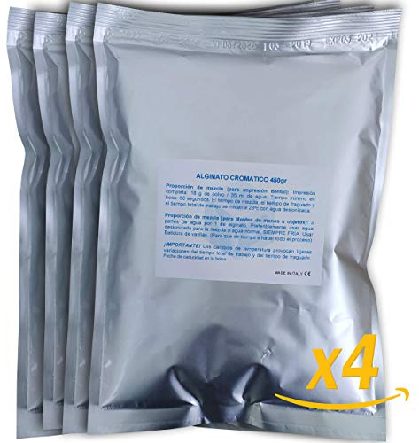 MOLDEARTEBABY UN RECUERDO INOLVIDABLE Alginato cromático Dental, Alginato de Moldeo para Manos o Cuerpo, moldes dentales, replicas exactas, Material para Kit de Regalos Originales para Bebe y Pareja