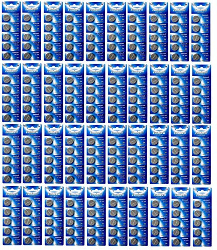 EUNICELL - Lote de 200 pilas CR2032 DL2032 litio 3 voltios 210 mAh (200 pilas)