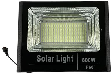 tempo di saldi Faro Led 800W con Pannello Solare e Controllo da Remoto Ideale da Esterni