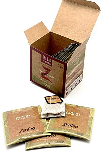 ZenTea Tea Bar Infusión Digestiva Bienestar, Estuche 15 unidades