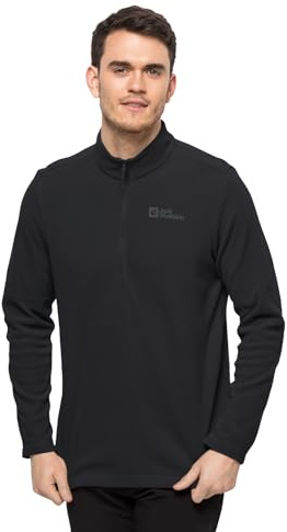 Jack Wolfskin Herren Taunus Hz M Fleecepullover, Schwarz, L EU
