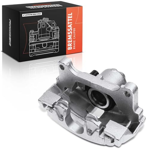 Frankberg Bremssattel Bremszange Vorne Links mit Halter 14133166 | Lochabstand Halterung 146mm; Kompatibel mit Golf VI Cabriolet 517, CC 358, Golf Plus 521 5M1, A3 8P1, P.a.s.s.a.t 3C2