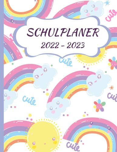SCHULPLANER 2022/2023: Wochenkalender / Wochenplaner Für Studenten, Berufstätige und Privatpersonen - Kalender für August 2022 bis Juli 2023