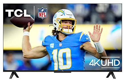 TCL 43-Inch Class S4 4K LED Smart TV with Roku TV (43S450R, 2023 Model), Dolby Vision, HDR, Dolby Atmos, Works with Alexa, Google Assistant and Apple HomeKit Compatibility, Streaming UHD Television