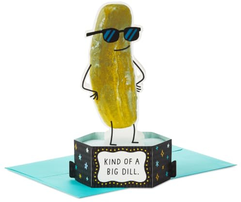 Hallmark Funny Pop Up Birthday Card (Big Dill Pickle)