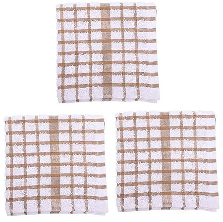 BESTonZON 3pcs Japanese Style Tea Towels Dishcloths Kitchen Hand Towels Pure Cotton Dish Rags