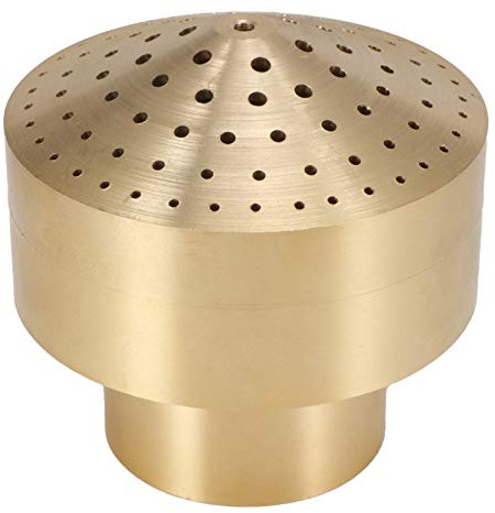 Teste Per Ugelli Per Fontana, Ugello Per Spruzzatore G1-1/2 Ugello Per Irrigatore Per Laghetto da Giardino Testina di Spruzzo in Ottone Per Piscina Fontana Per Laghetto D'oro Testina di Spruzzo Per Pa