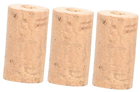 SAFIGLE 3stücke Piccolo Korken Natürliche Korken Für Piccolo Instrumente Einfache Installation Langlebig Und Schutz Für Ihre Kurzflöte Holzfarbe
