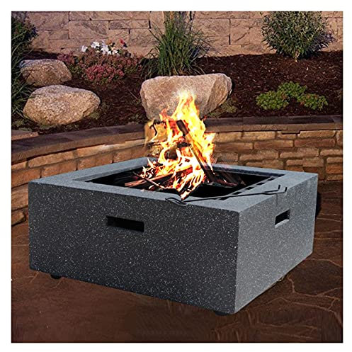 NOALED Set da Tavolo per Barbecue a Legna da Giardino per braciere da Esterno, braciere da Patio per Patio all'aperto, con Copertura per Schermo Scintillante e attizzatoio