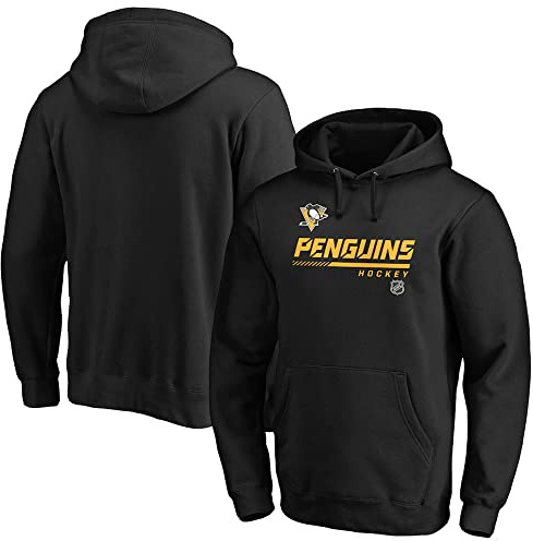 Herr Tröja Långärmad Pullover Hockey Kläder NHL Penguins Jersey Print Unisex Långärmad Tröja Herr Ishockey Hoodies,S