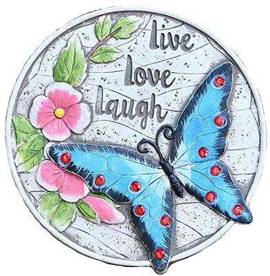 KITANDOVE Stepping Stone Für Garten Und Patio Dekorative Zementplatten Für Außenbereiche Für Blumenbeete Rasenflächen Und