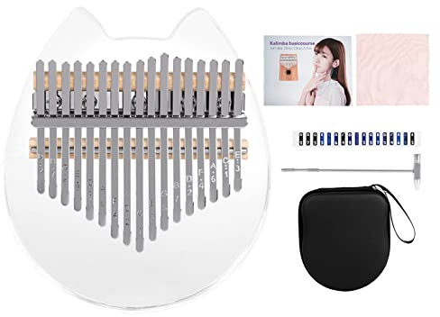 Acryl Kalimba 17-Tasten Daumen Klavier Finger Klavier Tragbare Musikinstrument Geschenke Für Kinder Erwachsene Amateur Und Anfänger