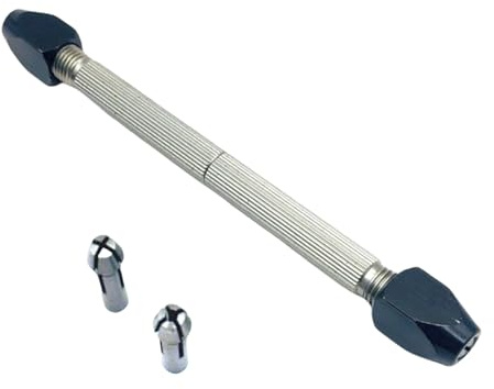 Qsvbeeqj hexagonal dubbel headded handborr för klockreparation multifunktion verktygslegering klocka reparationsverktyg justerbar klockväska öppnare, Modell A Rotating Dou