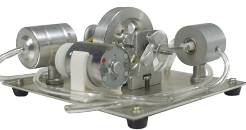 Kit di costruzione di modelli di motore a vapore, montaggio fai da te modello di motore a vapore con generatore elettrico, display per esperimenti scientifici educativi per adulti