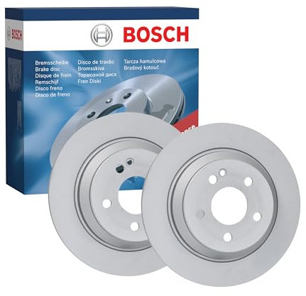 Bosch BD2433 Discos de freno, certificación ECE-R90, 1 juego de 2 discos
