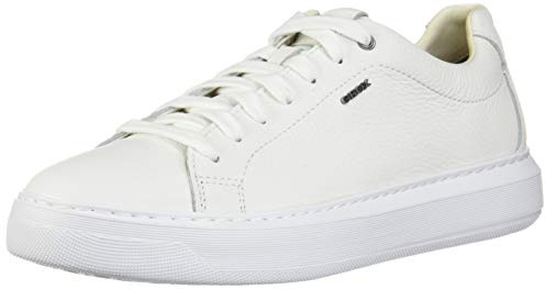 Geox U Deiven B, Sneakers Uomo, Bianco White T0c1000, 43 EU
