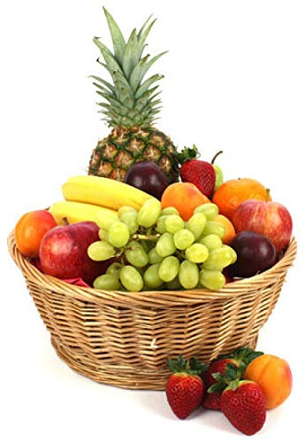 West End Fruit Basket - Fruit Gift Baskets and Gift Hampers with Next Day UK delivery with Personal Message Attached