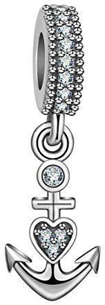 925 Sterling Silber Anker Charm USN Charm für Pandora Charm Armband