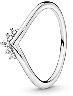 PANDORA Ring Diadem Krone Silber 198282CZ PANDORA Ring Diadem Silber 198282CZ-52