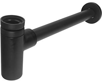 ORFESA - Sifón de baño, Metálico, acabado redondo lujo (Ref. AF-370NG.5.00)