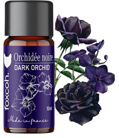 FoxCoh, Orchidée noire 10ml, Concentré de parfum - Diffusion, Cosmétique, Massage, Bain aromatique - DIY Bougie, Savon, Crème, Huile, Lotion - Peau Cheveux