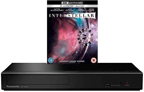 MULTIREGION Panasonic DP-UB450 DVD Regions 1-8 - Blu-ray Region B - Bundle Including Interstellar