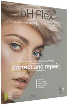 pH Plex 1 protect & 2 repair - Sistema per la cura dei capelli (7+15ml) per la protezione e la riparazione in caso di colorazione, decolorazione e decolorazione. Ripara i capelli danneggiati.