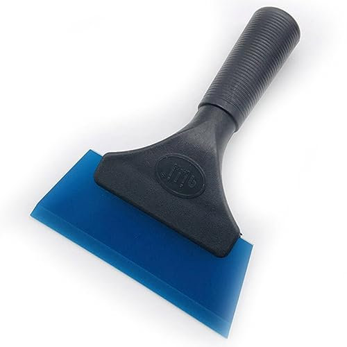 Angoily Ergonomischer Griff Aufkleberschaber Schaber Filmentferner Fensterreinigung Regenwasserentfernung