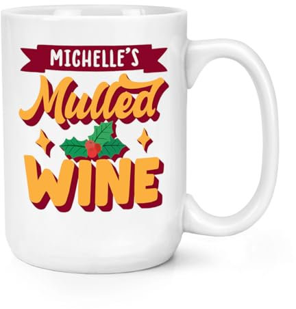 Personalised Mulled Wine 15oz Large Mug Cup