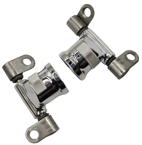 Toilet Seat Hinges AI0002100R Compatible with Giralda DAMA Senso Easy Release Removable Toilet Seat Hinges Chrome