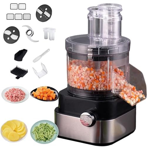 Máquina para Cortar en Cubitos de Verduras Máquina Comercial para Vortar en Cubitos de Verduras, Cortadora Eléctrica de Verduras, Zanahorias, Pepinos