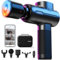 RENPHO Pistola de Masaje con Calor y Frío, Active Massage Gun Pistola de Masaje para Tejido Profundo, de Percusión para Relajación Muscular, Potente Masajeador Portátil con Pantalla Táctil LED